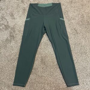 Green Old Navy Active Powersoft High-Rise Leggings 7/8 Ankle Fit